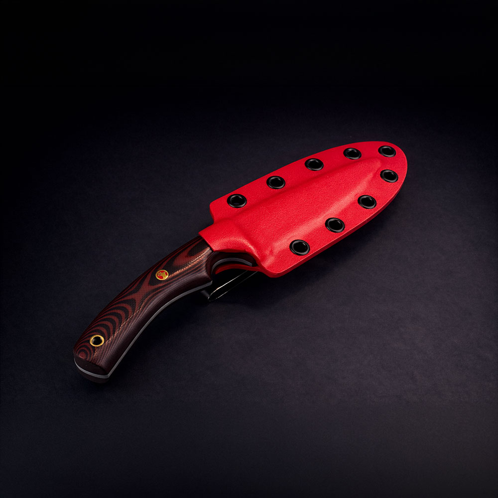 G10 Mikarta Kabza EDC  – N690 Çelik, El Yapımı Taktik Bıçak